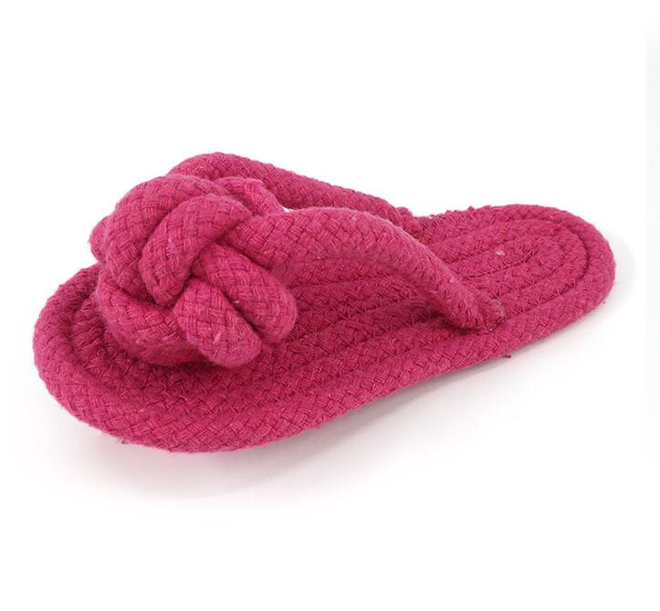 Durable Cotton Rope Slippers Dog Chew Toy