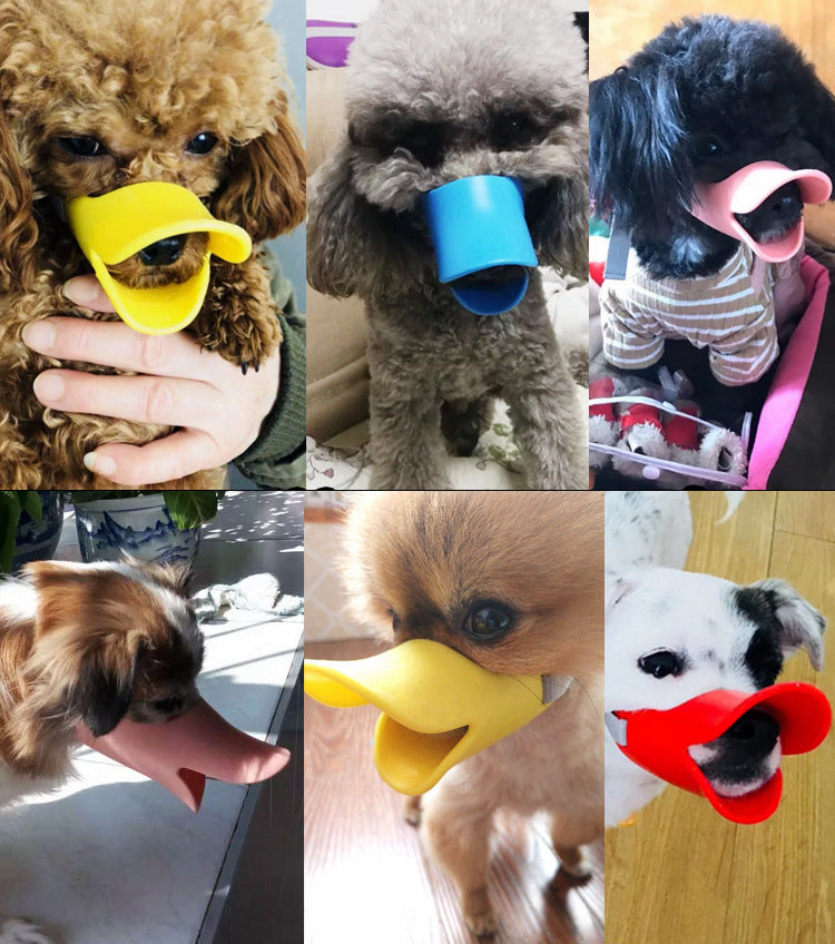 Small Dog Anti-Bark Duck Shaped Muzzle